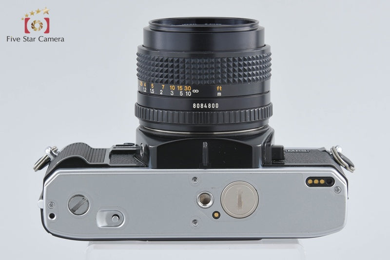 Minolta X-700 Silver 35mm SLR Film Camera + New MD 50mm f/1.4