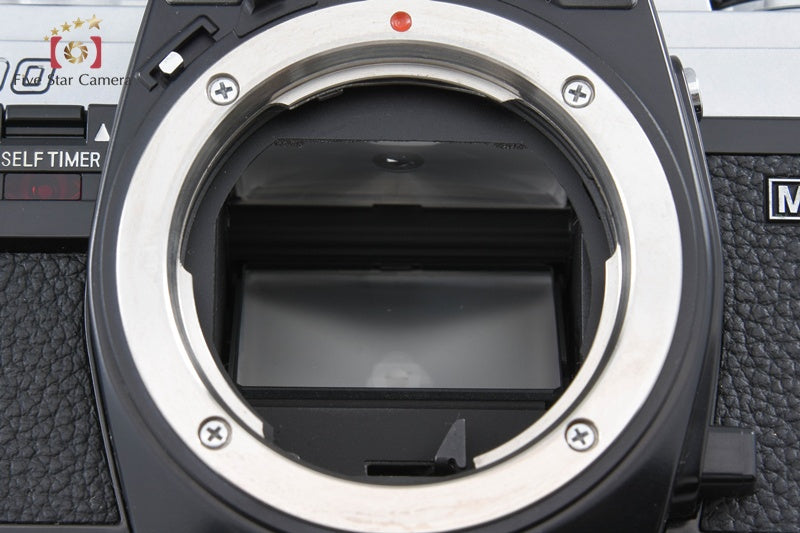 Minolta X-700 Silver 35mm SLR Film Camera + New MD 50mm f/1.4