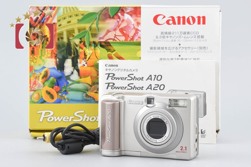 Canon PowerShot A20 2.0 MP Digital Camera w/ Box