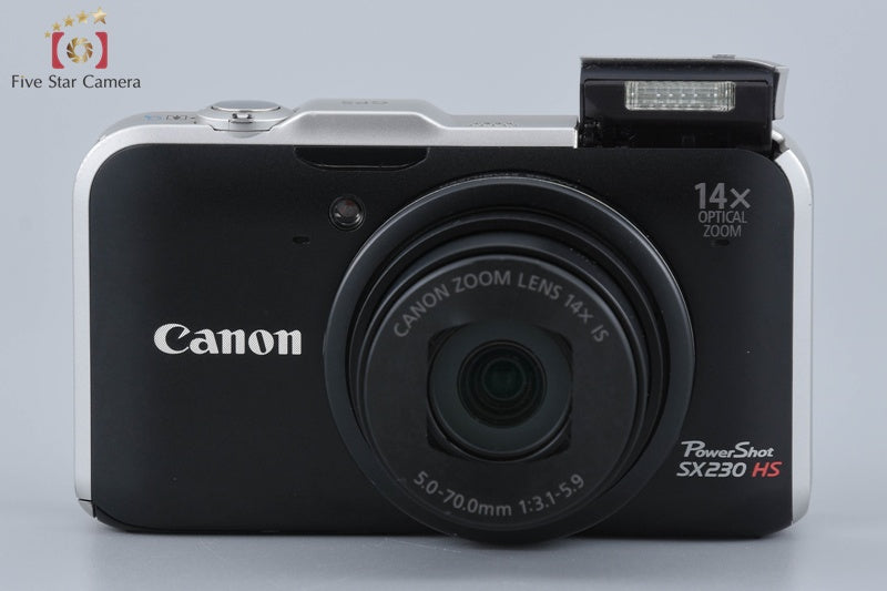 Canon PowerShot SX230 HS Black 12.1 MP Digital Camera w/ Box