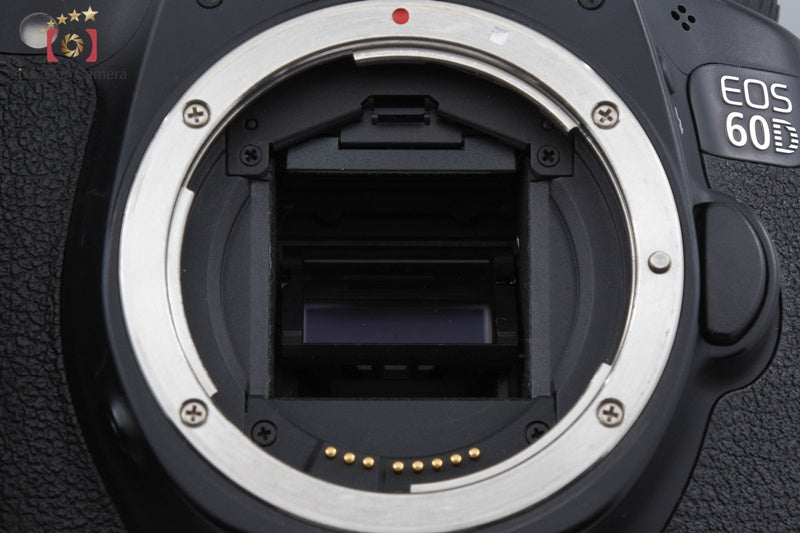 "Count 4,004" Canon EOS 60D 18.0 MP Digital SLR Camera EF-S 18-55 IS STM Lens