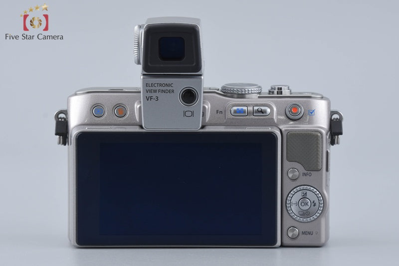 "Shutter count 800" Olympus PEN Lite E-PL3 Silver 12.3 MP 14-42 40-150 Lenses