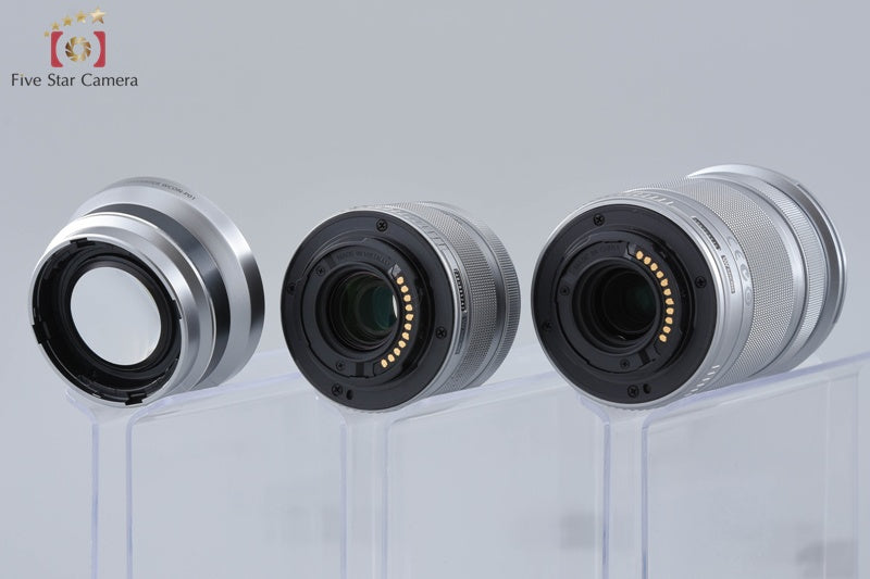 "Shutter count 800" Olympus PEN Lite E-PL3 Silver 12.3 MP 14-42 40-150 Lenses