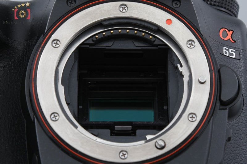 SONY α65 SLT-A65V 24.3 MP Digital SLR Camera Body [Japanese Language Only]