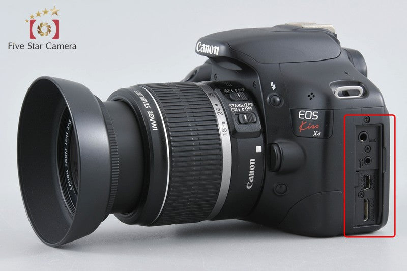 Canon EOS Kiss X4 / Rebel T2i / 550D 18.0 MP DSLR 18-55 Lens