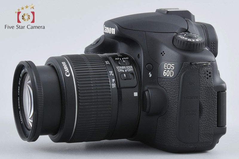 "Count 4,133" Canon EOS 60D 18.0 MP Digital SLR Camera 18-55 IS II Lens