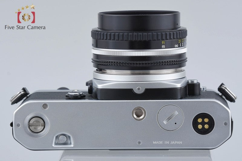 Nikon FE Silver 35mm SLR Film Camera + Ai-S NIKKOR 50ｍｍ f/1.8