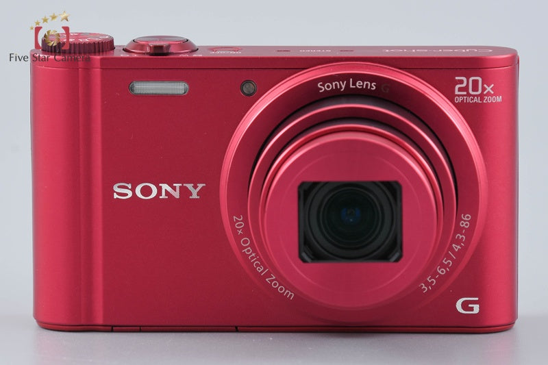 SONY Cyber-shot DSC-WX300 Red 18.2 MP Digital Camera [Multiple Languages]
