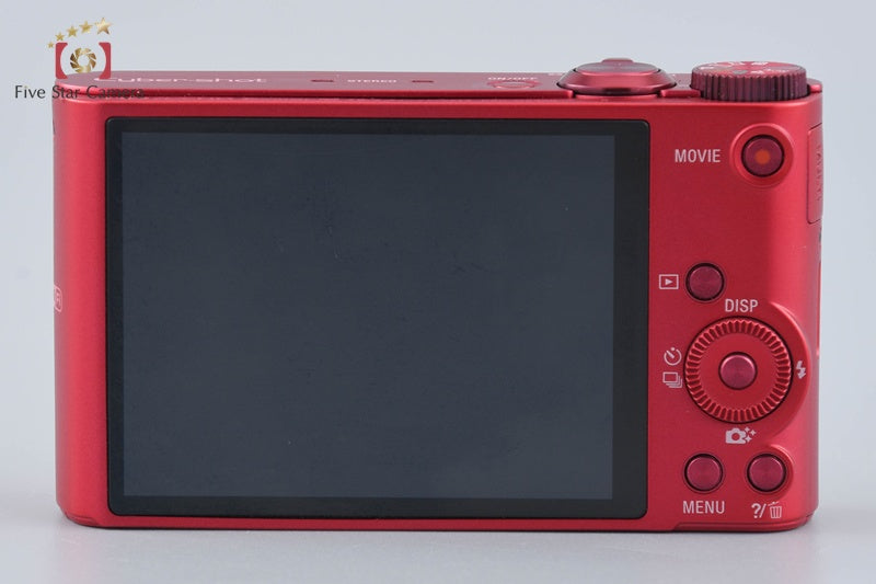 SONY Cyber-shot DSC-WX300 Red 18.2 MP Digital Camera [Multiple Languages]