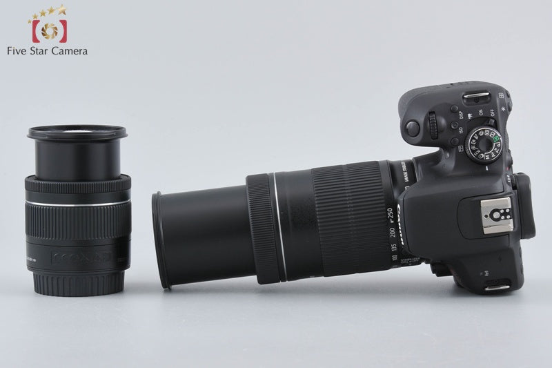 "Count 1,694" Canon EOS Kiss X9i / Rebel T7i / 800D 24.2 MP 18-55 55-250 Lenses