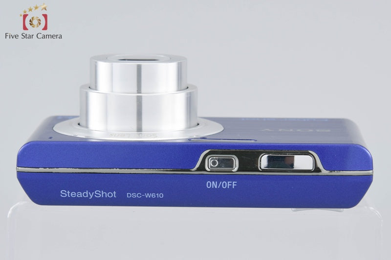 Sony Cyber-Shot DSC-W610 Blue 14.1 MP Digital Camera [Japanese Language Only]