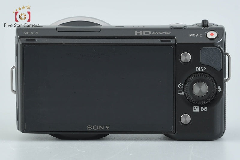 "Count 5,190" Sony α NEX-5 Black 16.1 MP 18-55 Lens [Japanese Language Only]