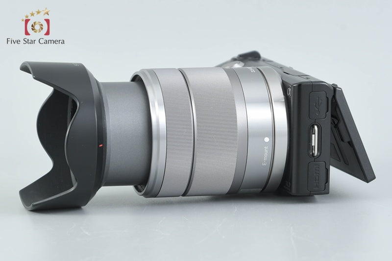 "Count 5,190" Sony α NEX-5 Black 16.1 MP 18-55 Lens [Japanese Language Only]