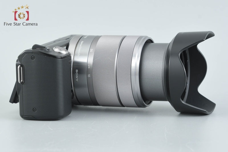 "Count 5,190" Sony α NEX-5 Black 16.1 MP 18-55 Lens [Japanese Language Only]