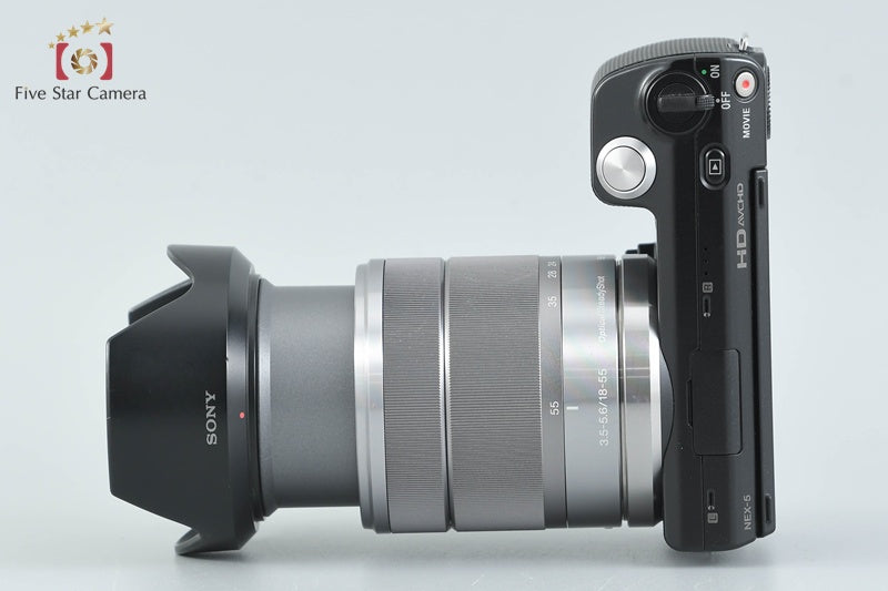 "Count 5,190" Sony α NEX-5 Black 16.1 MP 18-55 Lens [Japanese Language Only]