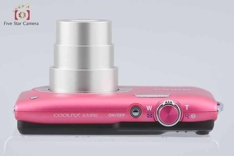Nikon COOLPIX S3300 Strawberry Pink 16.0 MP Digital Camera