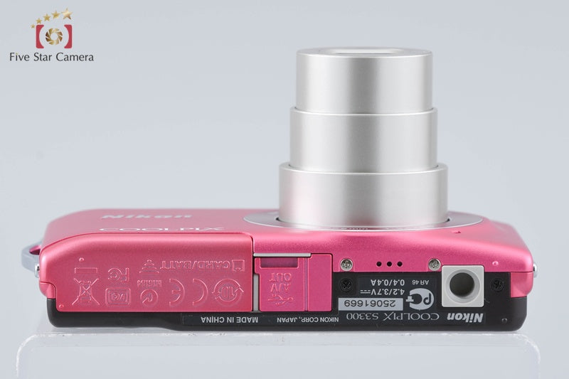Nikon COOLPIX S3300 Strawberry Pink 16.0 MP Digital Camera