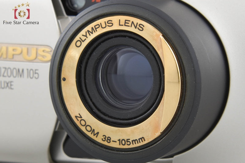 Olympus μ[mju:] ZOOM 105 DELUXE 35mm Point & Shoot Film Camera w/ Box