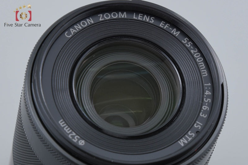 Canon EF-M 55-200mm f/4.5-6.3 IS STM Black