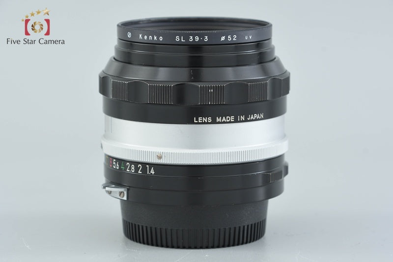 Nikon NIKKOR-S.C Auto 50mm f/1.4 Non Ai Lens