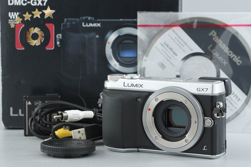 Panasonic LUMIX DMC-GX7 Silver 16.0 MP Digital Camera [Japanese Language Only]
