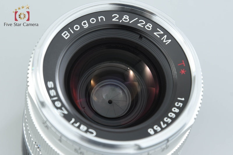 Carl Zeiss Biogon 28mm f/2.8 ZM T* Silver for Leica M Mount