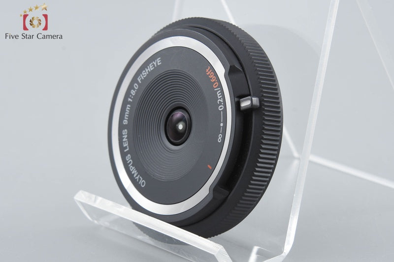 Olympus FISHEYE Body Cap Lens 9mm f/8 Black BCL-0980 w/ Box
