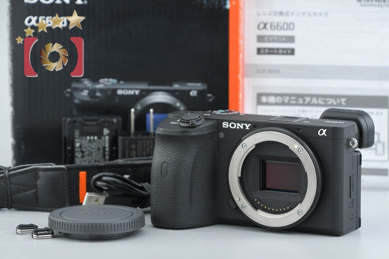 Sony Alpha α6600 ILCE-6600 24.2 MP Digital Camera Body [Japanese Language Only]