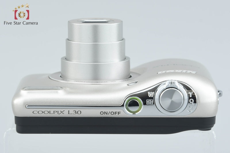 Nikon COOLPIX L30 Silver 20.0 MP Digital Camera