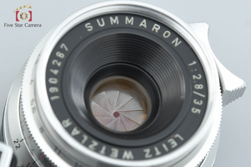 Leica SUMMARON 35mm f/2.8 Leica M Mount w/ Goggles 2026.03 Overhauled!!