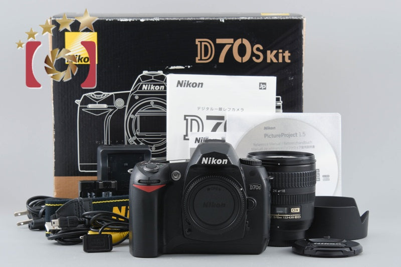 Nikon D70s 6.1 MP Digital SLR Camera 18-70 Lens w/ Box