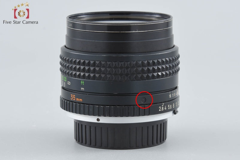 Minolta MC W.ROKKOR 35mm f/2.8