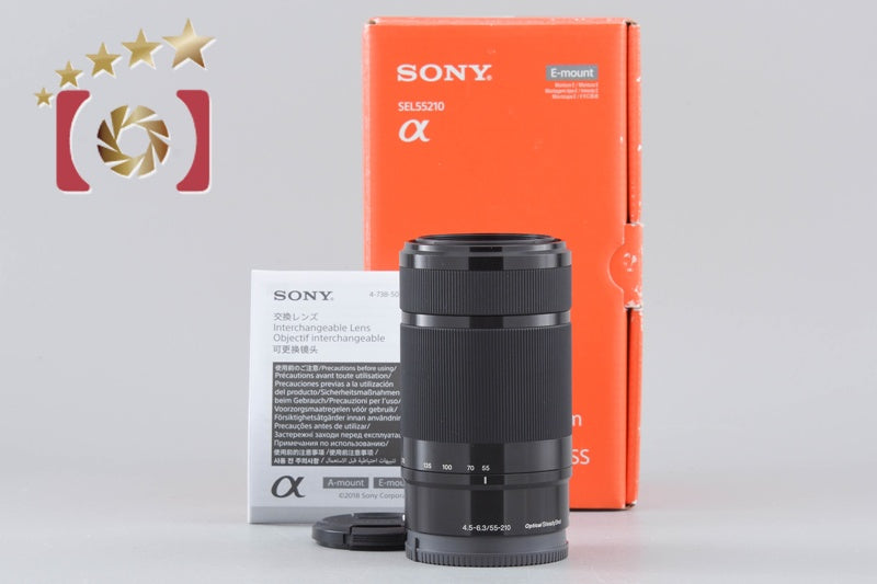 Sony E 55-210mm f/4.5-6.3 OSS Black SEL55210 w/ Box
