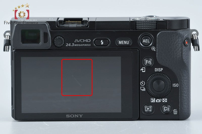 Sony Alpha α6000 ILCE-6000 Black 24.3 MP 16-50 Lens [Multiple Languages]