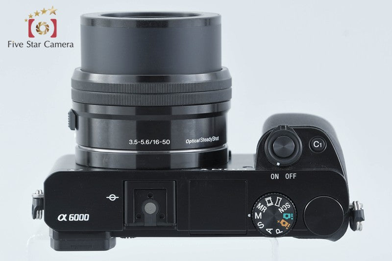 Sony Alpha α6000 ILCE-6000 Black 24.3 MP 16-50 Lens [Multiple Languages]