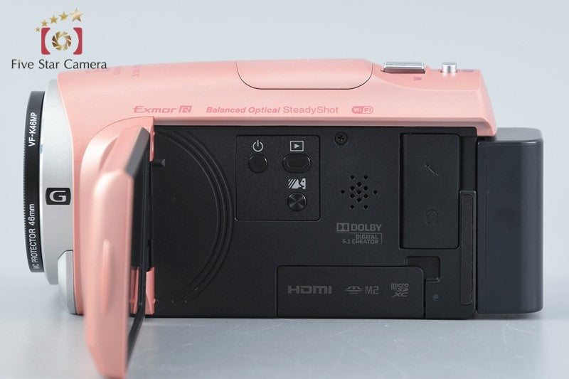Sony Handycam HDR-CX670 Pink Digital HD Video Camera [Multiple Languages]