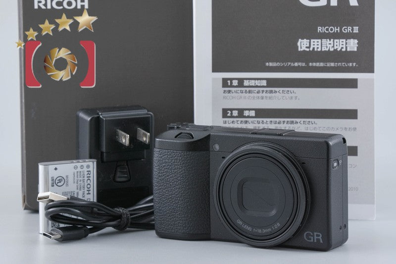 "Shutter count 2,451" Ricoh GR III 24.2 MP Digital Camera w/ Box