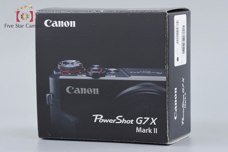 Canon Powershot G7X Mark II Black 20.1 MP Digital Camera w/ Box