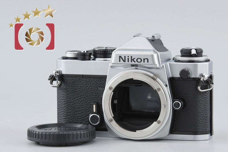 Nikon FE Silver 35mm SLR Film Camera Body
