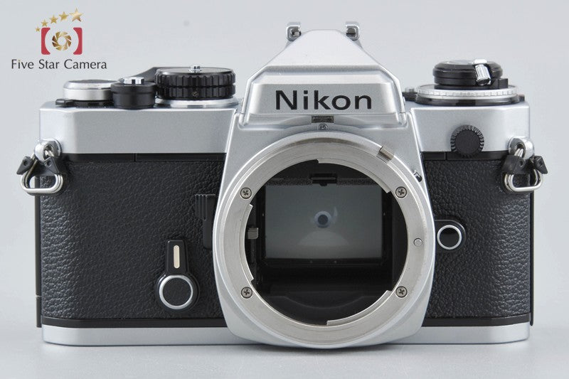 Nikon FE Silver 35mm SLR Film Camera Body