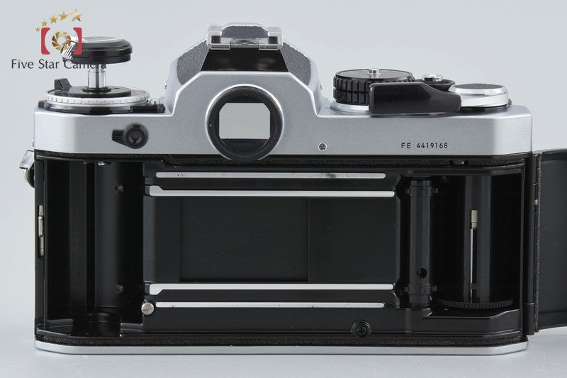 Nikon FE Silver 35mm SLR Film Camera Body