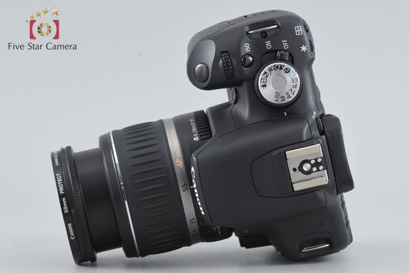 Canon EOS Kiss X3 / Rebel T1i / 500D 15.1 MP DSLR Camera EF-S 18-55 II USM Lens