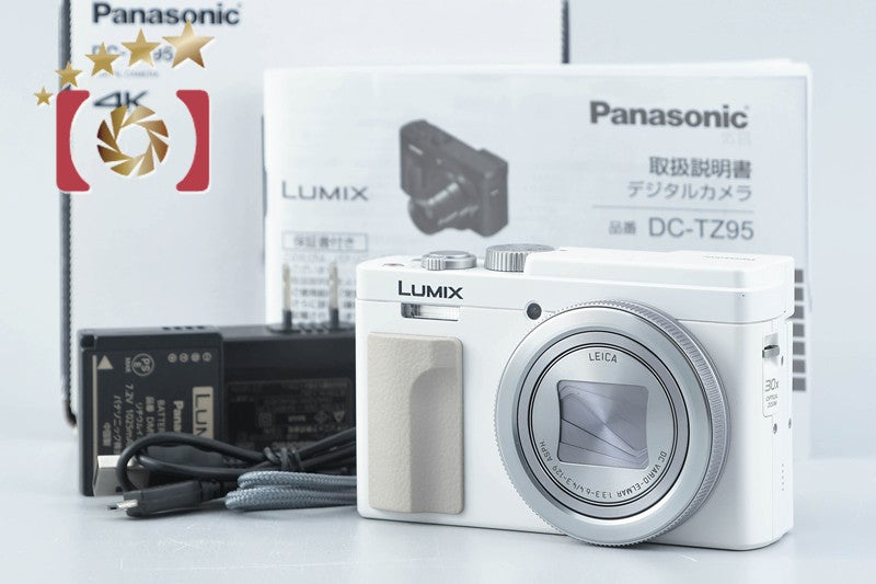 Panasonic LUMIX DC-TZ95 White 20.3 MP Digital Camera w/ Box