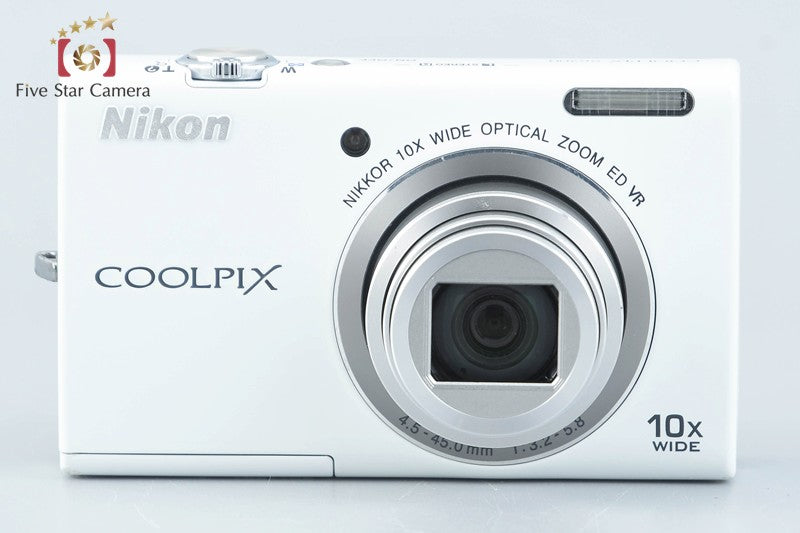 Nikon COOLPIX S6200 Natural White 16.0 MP Digital Camera w/ Box