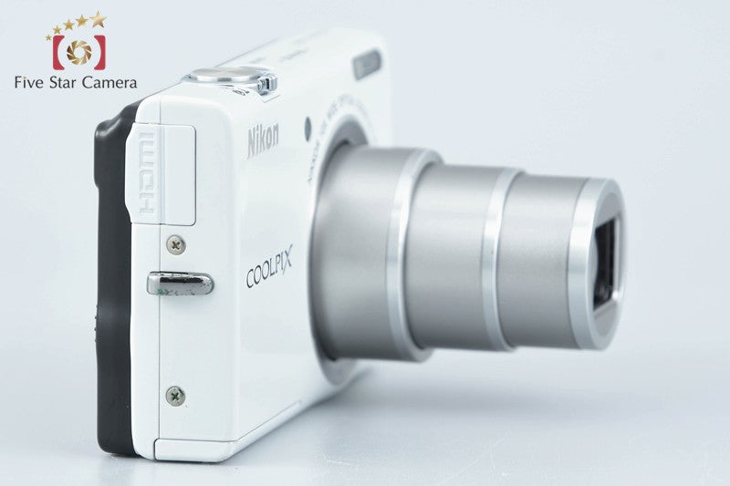 Nikon COOLPIX S6200 Natural White 16.0 MP Digital Camera w/ Box