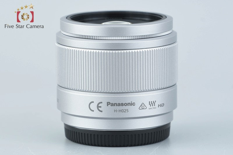 Panasonic LUMIX G 25mm f/1.7 ASPH. H-H025 Silver