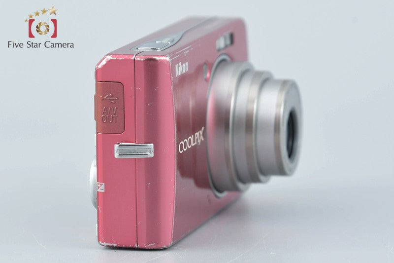 Nikon COOLPIX S510 Raspberry Red 8.1 MP Digital Camera
