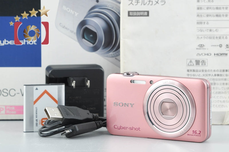 Sony Cyber-shot DSC-WX7 Pink 16.2 MP Digital Camera [Japanese Language Only]