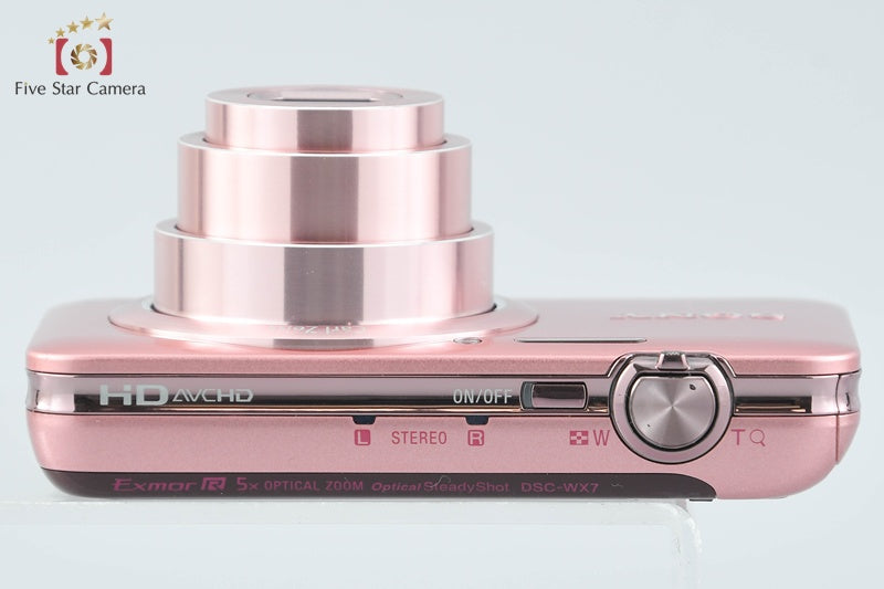 Sony Cyber-shot DSC-WX7 Pink 16.2 MP Digital Camera [Japanese Language Only]