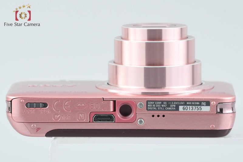 Sony Cyber-shot DSC-WX7 Pink 16.2 MP Digital Camera [Japanese Language Only]
